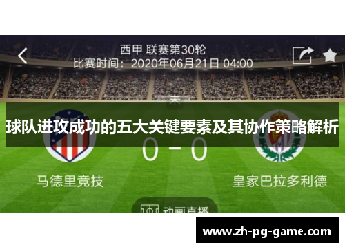 球队进攻成功的五大关键要素及其协作策略解析